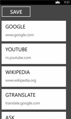 Скриншот приложения QuickBrowserOnly - №3