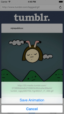 Скриншот приложения GifPlayer Free - №4