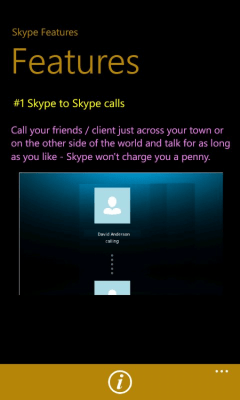 Скриншот приложения Skype Features - №2