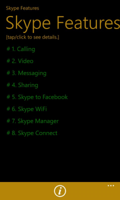 Скриншот приложения Skype Features - №4