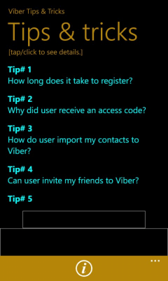 Скриншот приложения Viber Tips and Tricks - №3