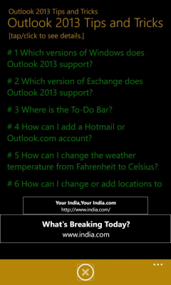 Скриншот приложения Outlook 2013 Tips and Tricks - №3