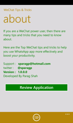 Скриншот приложения WeChat Tips &amp; Tricks - №1