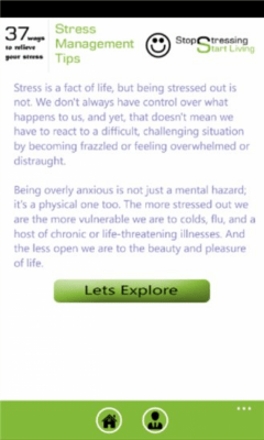 Скриншот приложения Stress Management Tips - №3