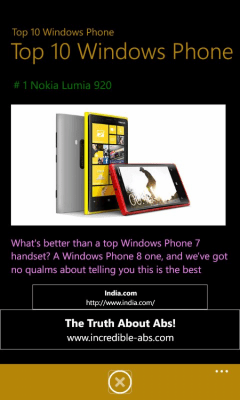 Скриншот приложения Top10 Windows Phone8 - №2
