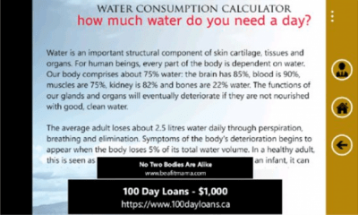 Скриншот приложения Water Consumption Calculator - №6