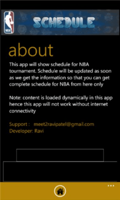 Скриншот приложения NBA Schedule - №4