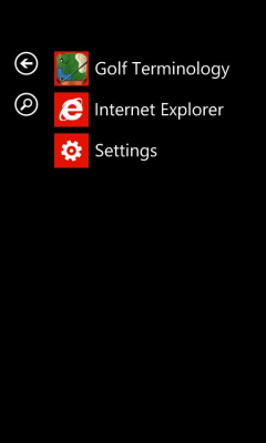 Скриншот приложения Golf Terminology - №4