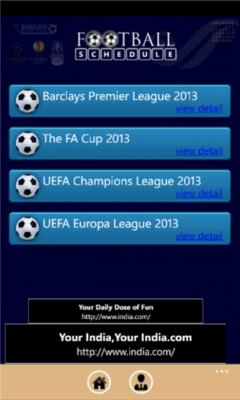 Скриншот приложения Football Schedule - №2