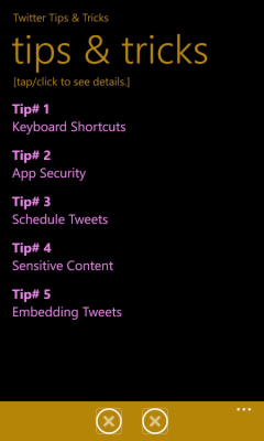Скриншот приложения Twitter Tips and Tricks - №6