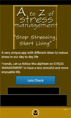 Скриншот приложения A to Z of Stress Management - №2