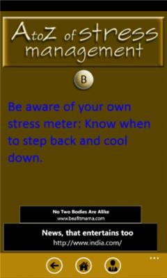 Скриншот приложения A to Z of Stress Management - №4