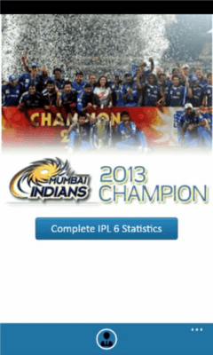 Скриншот приложения IPL6 2013 T20 Statistics - №2