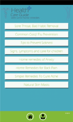Скриншот приложения Health Care Guide - №3