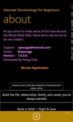 Скриншот приложения Internet Terminology for Beginners - №1