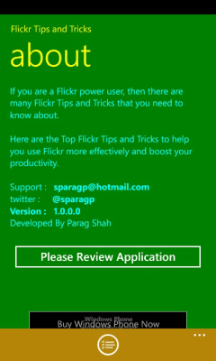 Скриншот приложения FlickrTips and Tricks - №1