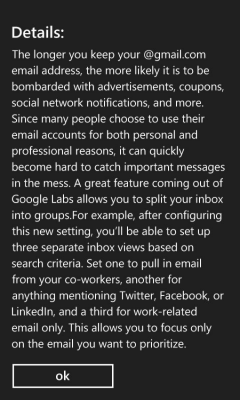 Скриншот приложения Gmail Tips and Tricks - №2