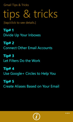 Скриншот приложения Gmail Tips and Tricks - №3