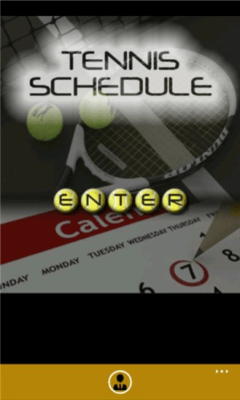 Скриншот приложения Tennis Schedule - №2