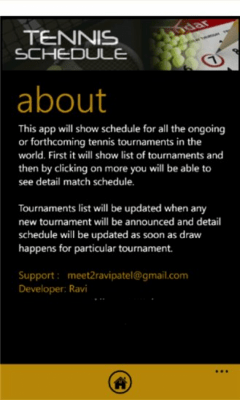 Скриншот приложения Tennis Schedule - №5