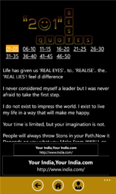 Скриншот приложения The Best Quotes - №4