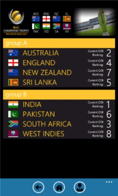 Скриншот приложения ICCChampionsTrophy2013 - №4