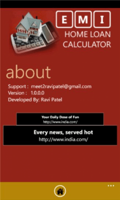 Скриншот приложения Home Loan EMI Calculator - №5