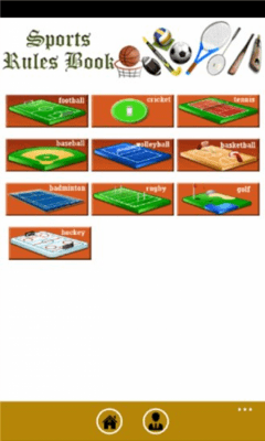 Скриншот приложения Sports Rule Book - №3