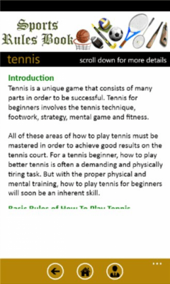 Скриншот приложения Sports Rule Book - №4