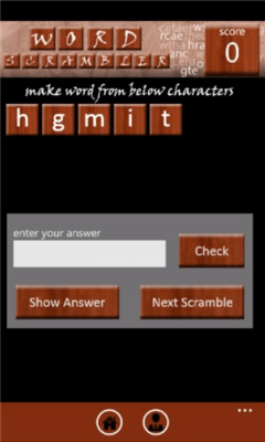 Скриншот приложения Word Scrambler - №3