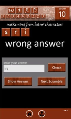 Скриншот приложения Word Scrambler - №5