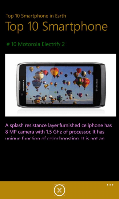 Скриншот приложения Top10 SmartPhone In Earth - №5