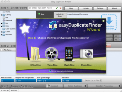 Скриншот приложения Easy Duplicate Finder for Mac - №2