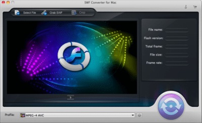 Скриншот приложения SWF Converter for Mac - №1