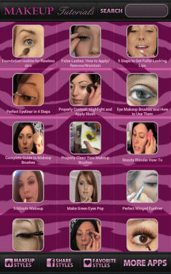 Скриншот приложения Kрасота Mакияж Учебники - №8