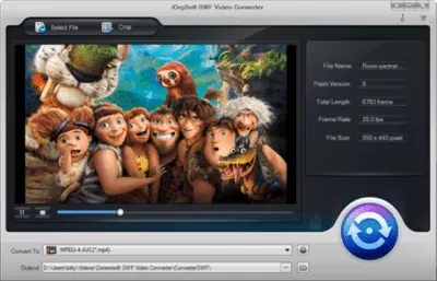 Скриншот приложения SWF Video Converter - №1