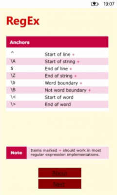 Скриншот приложения RegEx - №1
