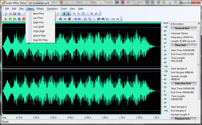 Скриншот приложения Audio Music Editor - №2