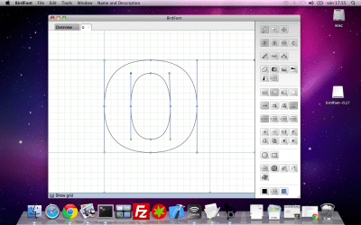 Скриншот приложения BirdFont для Mac - №1