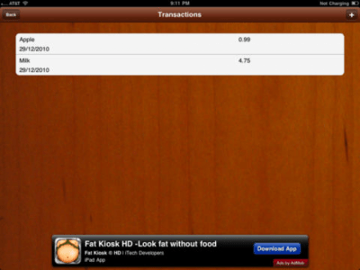 Скриншот приложения Cash Register HD Lite - №2