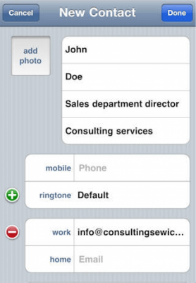 Скриншот приложения Business Card OCR Scanner Lite - №3