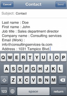 Скриншот приложения Business Card OCR Scanner Lite - №4