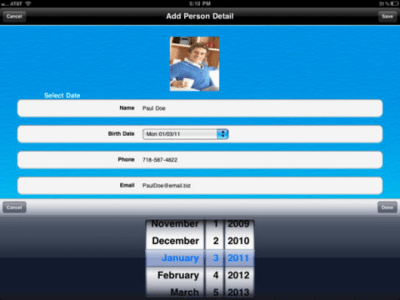 Скриншот приложения iFamily Tree HD Lite - №4