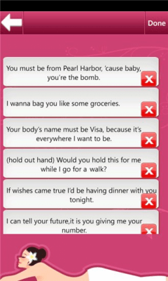 Скриншот приложения Pickup Lines - №4