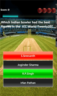 Скриншот приложения T20 Cricket Quiz - №3