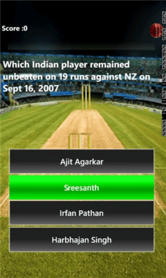 Скриншот приложения T20 Cricket Quiz - №4