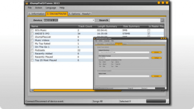 Скриншот приложения iDumpPod2iTunes 2013 - №1