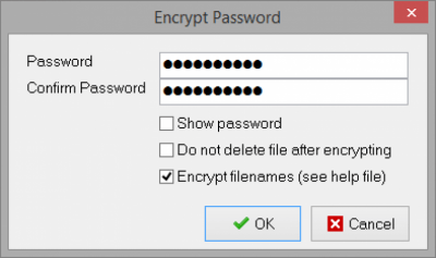 Скриншот приложения EncryptOnClick - №1