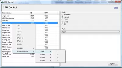 Скриншот приложения CPU-Control - №1