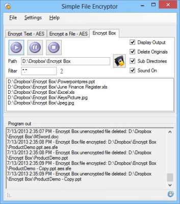 Скриншот приложения Simple File Encryptor - №2